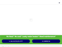 Tablet Screenshot of homeheatingservice.com